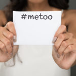 paper that reads #metoo as result of sexual harassment
